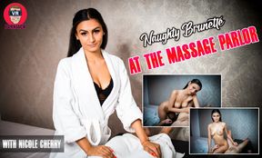 At The Massage Parlor - Naughty Brunette