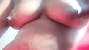 Massaging My Small Tits