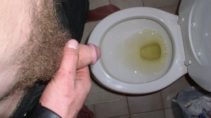 Long Haired Twink Carl Takes A Piss