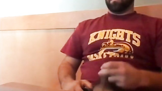 Bearded Bro Public Jerk Off in A Coffee Shop 5