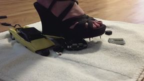 Custom Spiked Wedges Crush and Destroy Fans Model Cars!