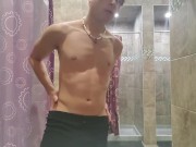 Daniel Hausser naked jerk off in gym showers (public)
