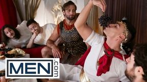 Caesar Mrdeepvoice Rides Dom Kings Gladiator Cock Like A True Emperor On His Throne