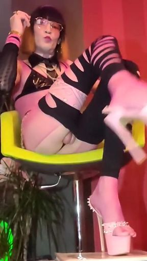 Leggings Body Rose, Talons Aiguilles Roses Clou. Vanessabitchx Parischienne trvprod91