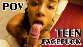 ”Exotic ALT GIRL Gets Deepthroated and Facefucked By Big Cock - Rough Sex, InterraciaSloppy Blowjob”