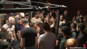 Live Shoot: Dirk Caber and 200 Horny Men at Folsom Weekend Party.