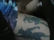 Sacha Huge takes it out in his car again