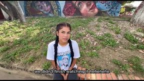 sex with a strange brunette with a perfect body that I met in the park.