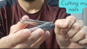 Cutting my nails