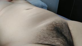 You can watch my hairy pussy while you masturbate.