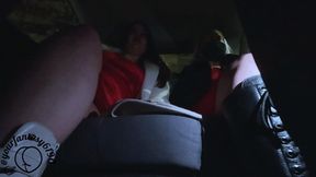 Two Gassy Girls Farting in Uber