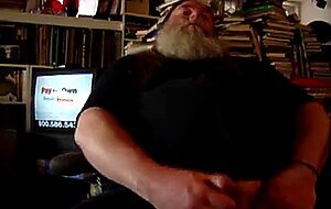 Daddy Bear Jerks Off Solo