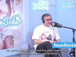 MarieJane LATIN BABE tattooed amateur discovers SQUIRT on her 1st time - Juan Bustos Podcast