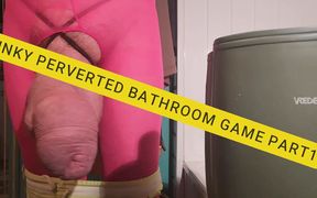 Kinky perverted bathroom game part 1