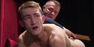 Ass spanked by his new master, this fine male craves anal more than ever