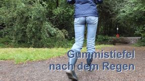 Rubber boots after the rain - Gummistiefel nach dem Regen