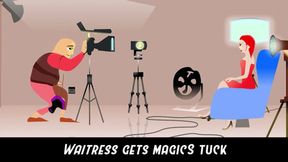 Magic Wand Makes Waitress Stuck