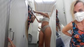 25 aujourd hui dans la cabine d essayage je t emmene avec moi !!!petit essaie ...