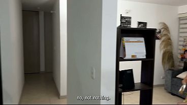 You'_re my stepmom! Stepdaughter catches her boyfriend having sex with her Colombian stepmom in the living room! FULL 4K VIDEO
