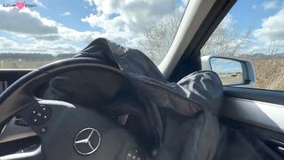 Public-Handjobs Outside! Hot Brunette Teen Gives Blow Job & Gets Facial