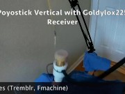 Poyostick Vertical used with a Venus 2000 Masturbation Machine Hands Free