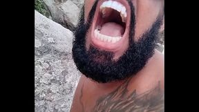 TRISAL ACHA UMA CAVERNA EM FRENTE A PRAIA E FAZ PUTARIA, &quot_XANDELLE&quot_ E &quot_FADA MEL