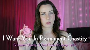 I Want You In Permanent Chastity