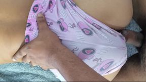 Peruvian moans with pleasure when fucking with a big cock that makes her moan
