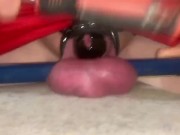 Kaylee puts the screwdriver to her sissy nuts