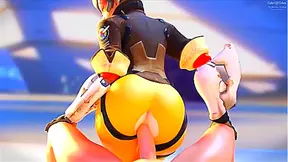 Tracers Hot Overwatch xxx Escapade - Sizzling 3d Hentai Fantasy Unleashed