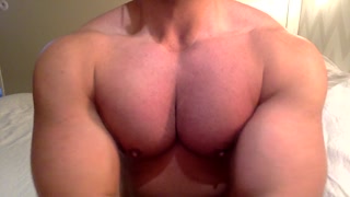 Oiling and worshipping my big bodybuilder pecs and nips