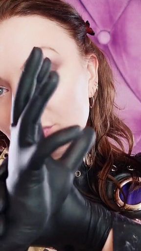 Asmr: Black Nitrile Gloves Hot Soundings by Arya Grander - Sfw Video