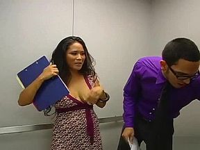 Jessica Bangkok Elevator Quickie