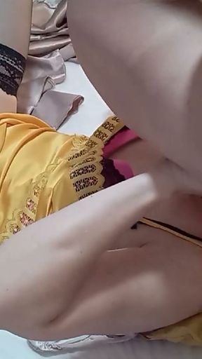 128 - French Slut, Satin Lingerie, Blowjob, Rimming, Anal Tongue, Asshole Licking   Clip 3