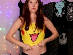Ginger ASMR Showing You My T-Shirt Collection XXX Videos