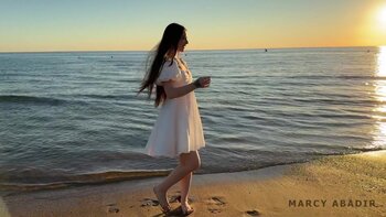 Marcy Abadir's Beachside Seduction: Lazy Doggy & Deep Throat Action