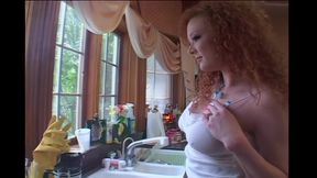 Audrey Hollander an Amazing Redhead Banged Hard in Her Little Ass