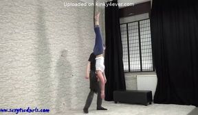 Handcuffed bondage girl