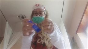 nurse fetish will drive ya crazy with her suppositories session and a visit for your sperm