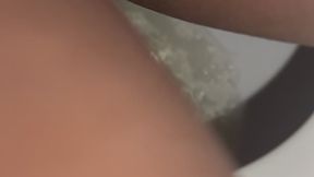 Hot ebony female urinates “tinkletown”