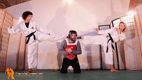 Olga & Nikita training togheter and sparring beatdown