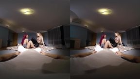 ”My Roomie & Her Friend Fuck Me - Virtual Real Porn”