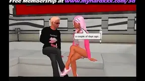 Horny Anime Chick Invites Buddies for Wild Group Sex Session