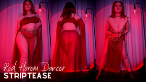 Red Harem Dancer Striptease