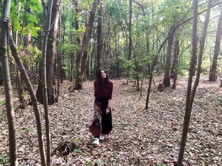 ANAL sex in the woods (UNFATHOMABLE ANAL CREAMPIE) - ElivaLove amateur pair