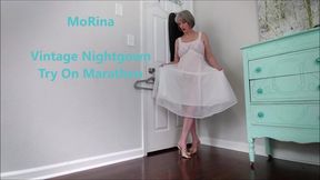 Vintage Nightgown Try On Marathon mobile vers