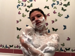 Lewd amateur brunette teen meg davis webcam masturbation