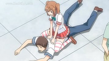 Cartoon babe, Otome Dori is moaning from pleasure while getting fucked harder than ever before