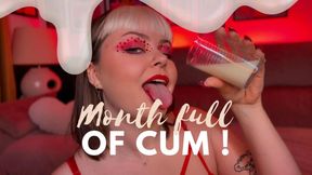 Mouth Full Of Cum - CUM EATING INSTRUCTIONS