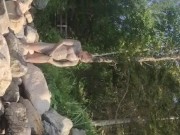 Redneck fun in the mud (Public J/O in woods)